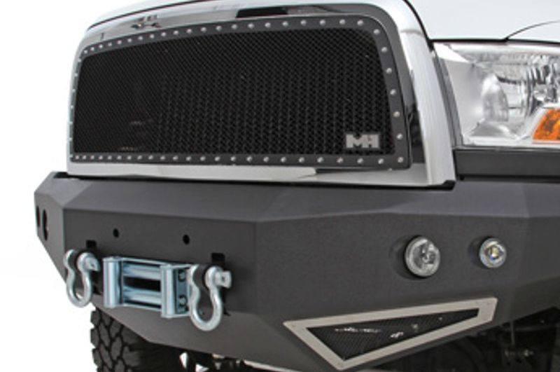 2008-2010 Smittybilt Chevy Silverado 3500 HD 615820 M-1 Wire Mesh Grilles black - BumperOnly