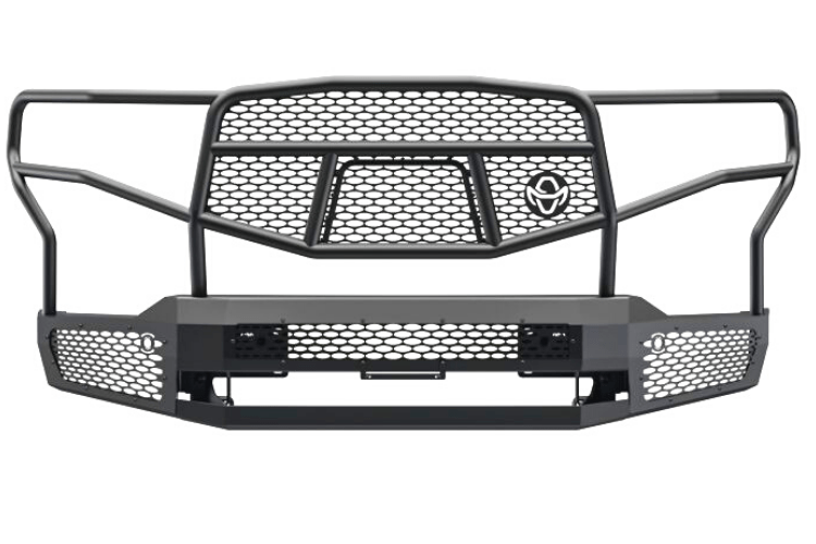 Ranch Hand MFC201BM1 2020-2023 Chevy Silverado 2500/3500 Midnight Series Front Bumper With Grille Guard