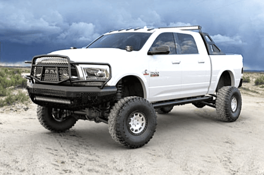 Ranch Hand MFD101BM1 2010-2018 Dodge Ram 2500/3500 Midnight Series Front Bumper With Grille Guard