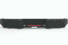 Aftermarket bumper Magnum Raptor RBM45JPN for 2018–2025 Jeep Wrangler JL, with sensor holes and back bumper upgrade.