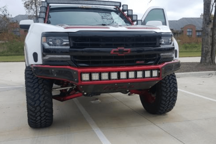 N-Fab-C161MRDS-Chevy-Silverado-1500-2016-2018-MRDS-Front-Bumper-Prerunner-bumperonly-3