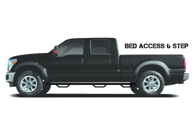 N-Fab F17124CC-6 2017-2025 Ford F250/F350 Super Duty 8' Crew SRW Nerf Step System