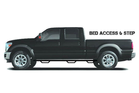 N-Fab F17124CC-6-TX 2017-2025 Ford F250/F350 Super Duty 8' Crew SRW Nerf Step System