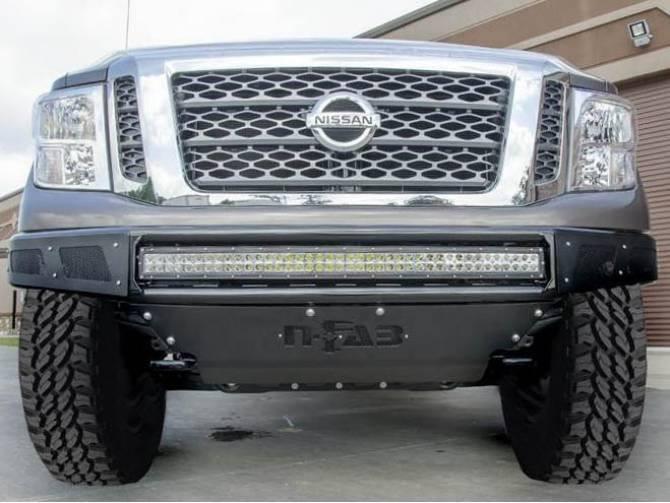 N-Fab N161MRDS-TX Front Bumper Nissan Titan 2016-2017 PreRunner Textured Black M-RDS