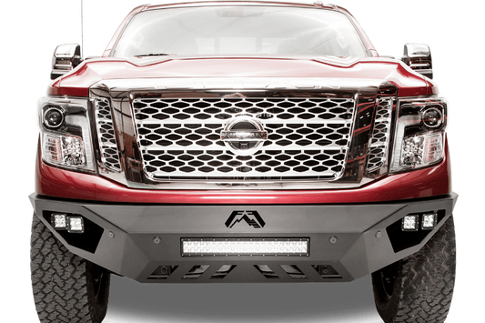 Fab Fours NT16-D3751-1 Nissan Titan XD 2016-2024 Vengeance Front Bumper Sensor No Guard