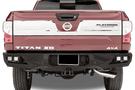 Fab Fours NT16-E3751-1 Nissan Titan XD 2016-2022 Vengeance Rear Bumper with Sensor