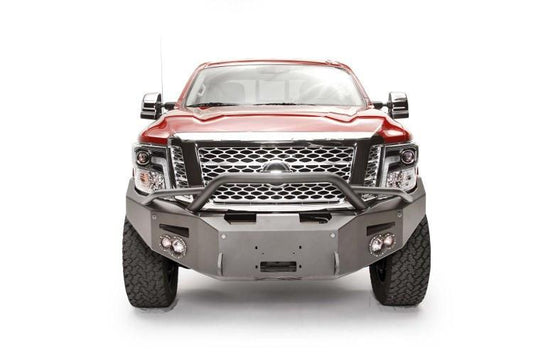 Fab Fours NT16-F3752-1 Nissan Titan XD 2016-2024 Premium Front Bumper with Pre-Runner Guard