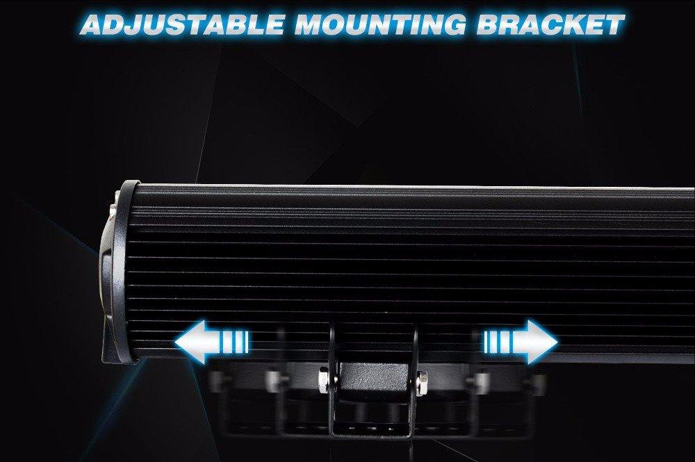 Ultra bright 20'' Universal Off-Road LED Light Bar, 126W - BumperOnly