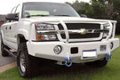TrailReady 10301G Chevy Tahoe and Suburban 1500 1999-2006 Extreme Duty Front Bumper Winch Ready with Full Guard - BumperOnly