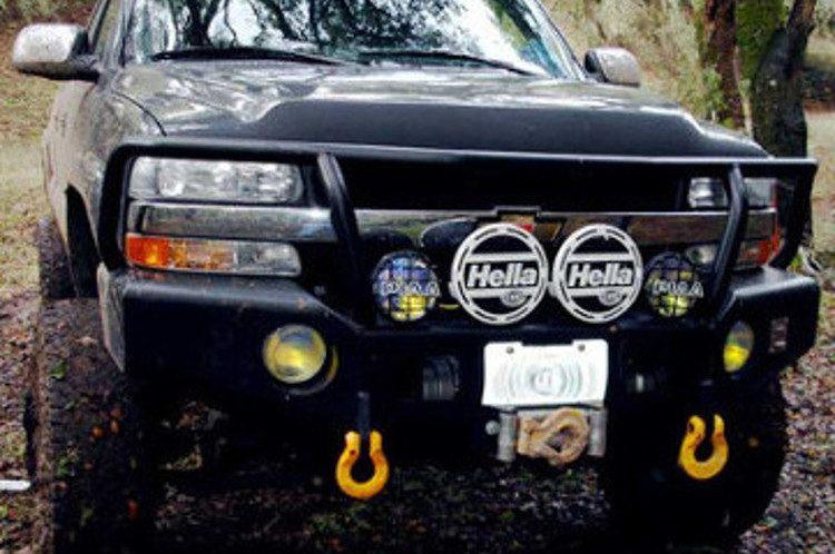 TrailReady 10400G Chevy Silverado 2500/3500 2003-2007.5 Extreme Duty Front Bumper Winch Ready with Full Guard - BumperOnly