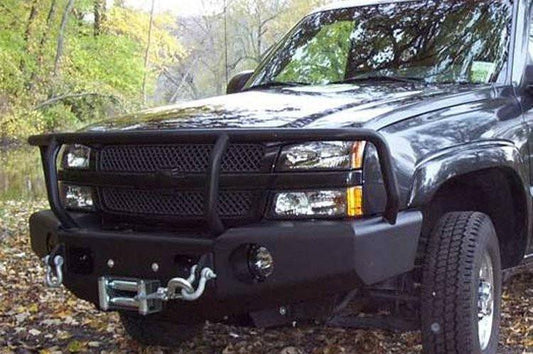 TrailReady 10500G GMC Yukon and Yukon XL 2500 1999 -2006 Extreme Duty Front Bumper Winch Ready with Full Guard - BumperOnly