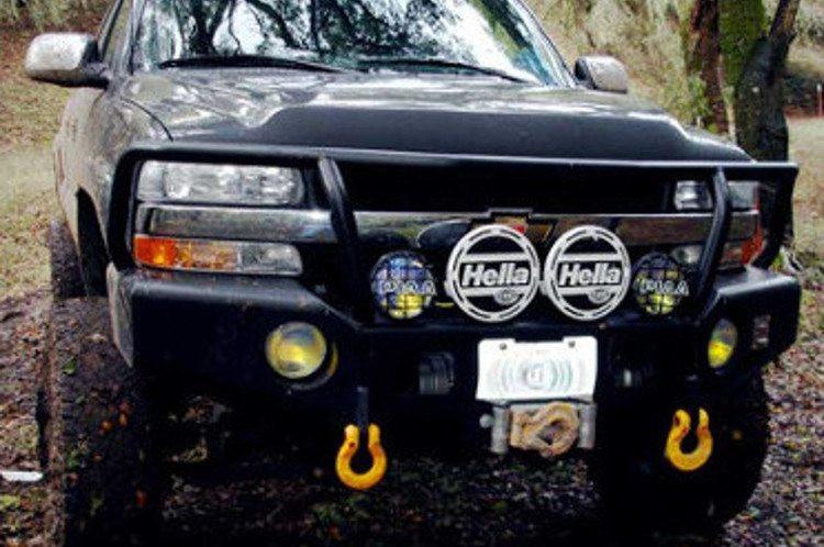 TrailReady 10500G GMC Yukon and Yukon XL 2500 1999 -2006 Extreme Duty Front Bumper Winch Ready with Full Guard - BumperOnly