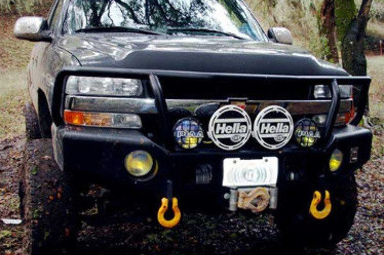 TrailReady 10600G GMC Sierra 2500/3500 2003-2007.5 Extreme Duty Front Bumper Winch Ready with Full Guard - BumperOnly