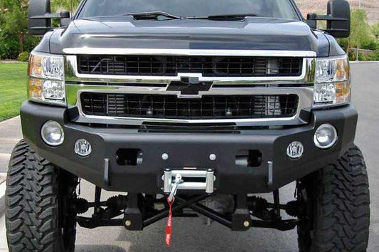 TrailReady 10650B Chevy Avalanche 2007-2014 Extreme Duty Front Bumper Winch Ready Base