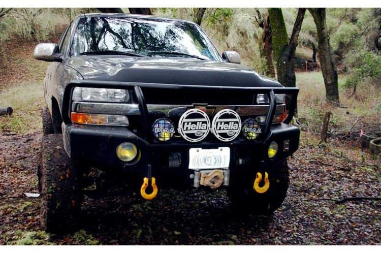 TrailReady 10650G Chevy Tahoe and Suburban 2007-2014 Extreme Duty Front Bumper Winch Ready with Full Guard