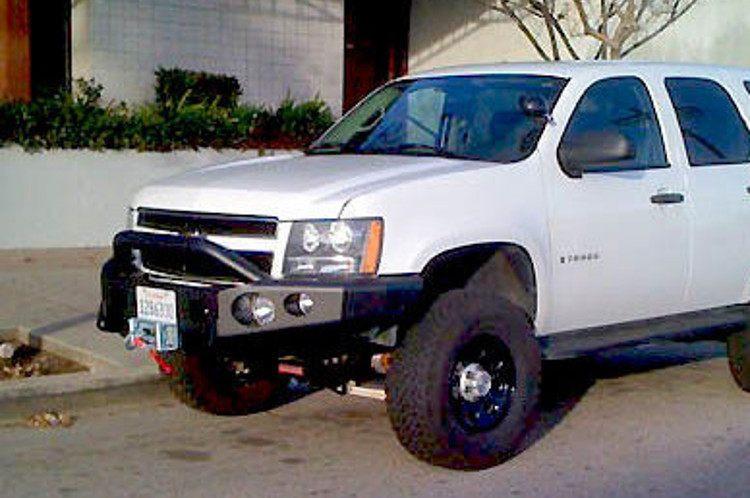 TrailReady 10650P Chevy Avalanche 2007-2014 Extreme Duty Front Bumper Winch Ready with Pre-Runner Guard