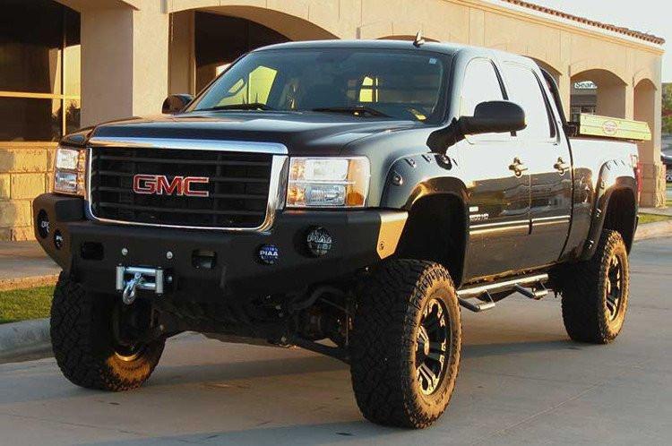 TrailReady 10701B Chevy Silverado 2500/3500 2007.5-2010 Extreme Duty Front Bumper Winch Ready Base - BumperOnly