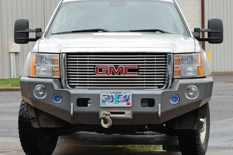 TrailReady 10701B Chevy Silverado 2500/3500 2007.5-2010 Extreme Duty Front Bumper Winch Ready Base - BumperOnly