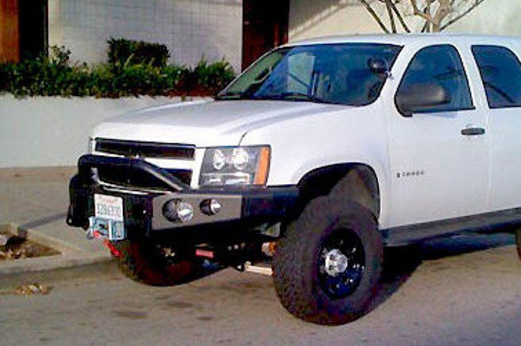 TrailReady 10701P Chevy Silverado 2500/3500 2007.5-2010 Extreme Duty Front Bumper Winch Ready with Pre-Runner Guard - BumperOnly