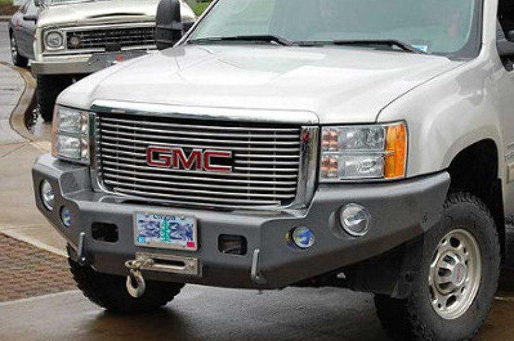TrailReady 10715B Chevy Silverado 2500/3500 2011-2014 Extreme Duty Front Bumper Winch Ready Base - BumperOnly