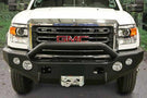 TrailReady 10715P Chevy Silverado 2500/3500 2011-2014 Extreme Duty Front Bumper Winch Ready with Pre-Runner Guard - BumperOnly