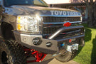 TrailReady 10715P Chevy Silverado 2500/3500 2011-2014 Extreme Duty Front Bumper Winch Ready with Pre-Runner Guard - BumperOnly