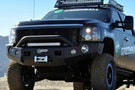 TrailReady 10715P Chevy Silverado 2500/3500 2011-2014 Extreme Duty Front Bumper Winch Ready with Pre-Runner Guard - BumperOnly