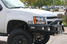 TrailReady 10715P Chevy Silverado 2500/3500 2011-2014 Extreme Duty Front Bumper Winch Ready with Pre-Runner Guard - BumperOnly