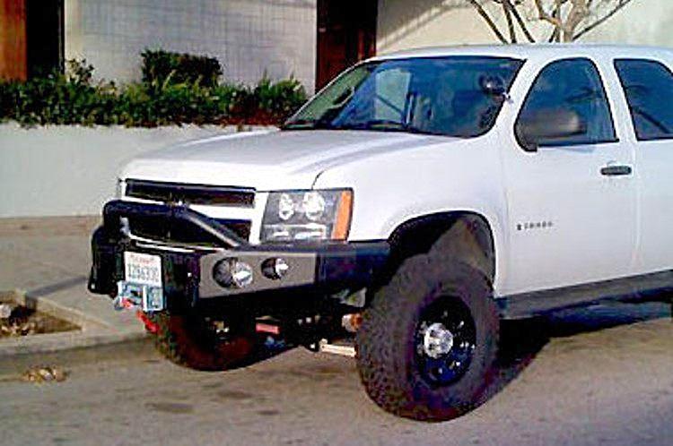 TrailReady 10720P Chevy Silverado 2500/3500 2015-2016 Extreme Duty Front Bumper Winch Ready with Pre-Runner Guard - BumperOnly