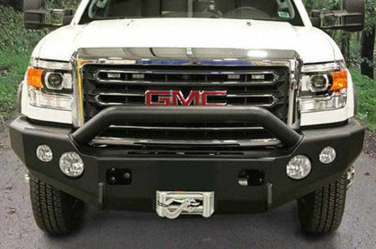 TrailReady 10800P GMC Sierra 2500/3500 2007.5-2010 Extreme Duty Front Bumper Winch Ready with Pre-Runner Guard - BumperOnly