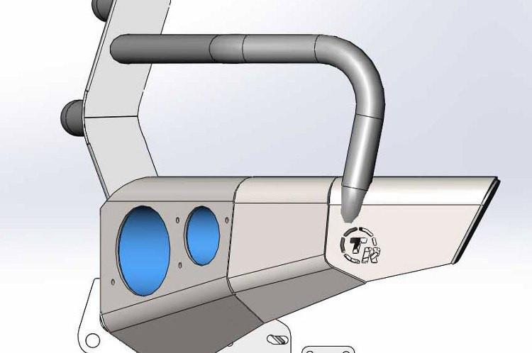 TrailReady 11301G Dodge Ram 1500 1994-2001 Extreme Duty Front Bumper Winch Ready with Full Guard