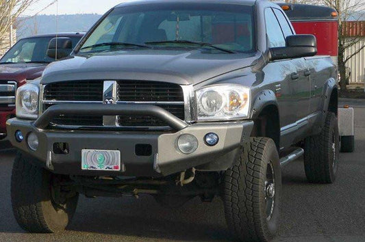 TrailReady 11600P Dodge Ram 1500 2006-2008 Extreme Duty Front Bumper Winch Ready with Pre-Runner Guard
