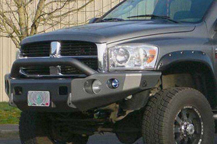 TrailReady 11600P Dodge Ram 2500/3500 2006-2009 Extreme Duty Front Bumper Winch Ready with Pre-Runner Guard