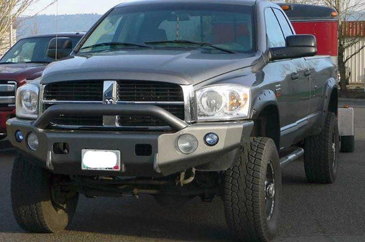 TrailReady 11601P Dodge Ram 1500 2006-2008 Extreme Duty Front Bumper Winch Ready with Pre-Runner Guard