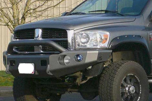 TrailReady 11601P Dodge Ram 1500 2006-2008 Extreme Duty Front Bumper Winch Ready with Pre-Runner Guard