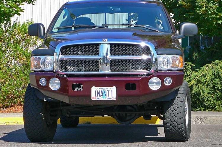 TrailReady 11650B Dodge Ram 2500/3500 2010-2018 Extreme Duty Front Bumper Winch Ready Base - BumperOnly