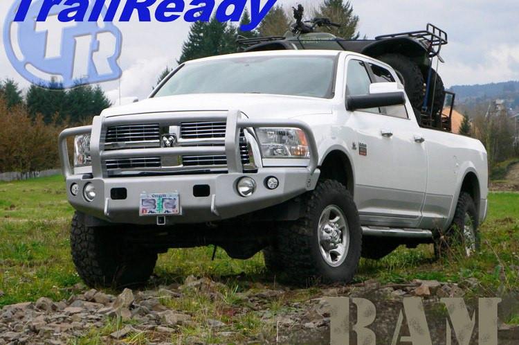 TrailReady 11675G Dodge Ram 1500 2009-2018 Extreme Duty Front Bumper Winch Ready with Full Guard