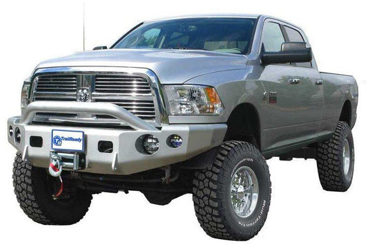 TrailReady 11675P Dodge Ram 1500 2009-2016 Extreme Duty Front Bumper Winch Ready with Pre-Runner Guard - BumperOnly