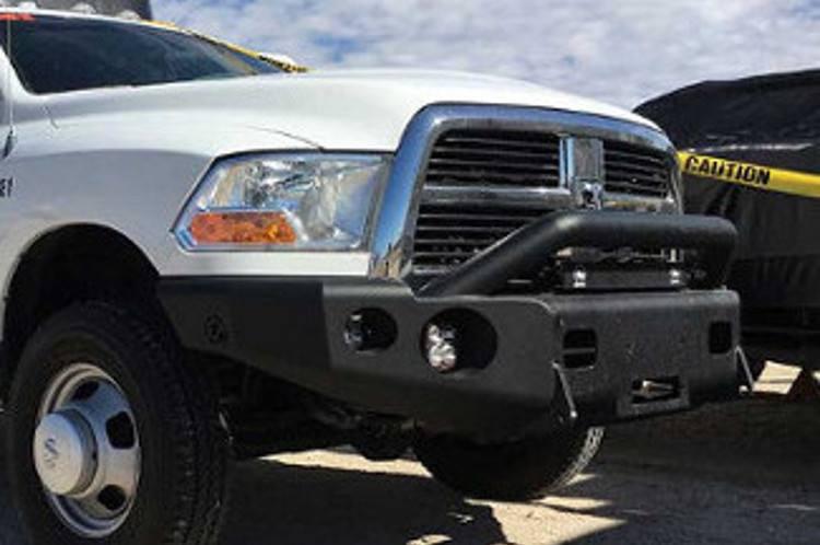 TrailReady 11675P Dodge Ram 1500 2009-2016 Extreme Duty Front Bumper Winch Ready with Pre-Runner Guard - BumperOnly