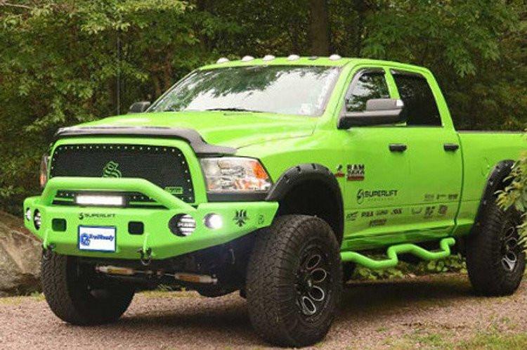 TrailReady 11675P Dodge Ram 1500 2009-2016 Extreme Duty Front Bumper Winch Ready with Pre-Runner Guard - BumperOnly