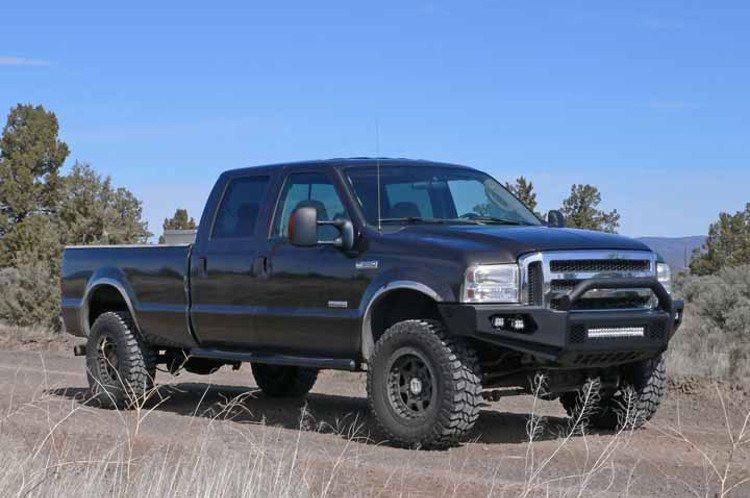 TrailReady 31005 Ford F250/F350 Superduty 1999-2004 Extreme Duty Front Bumper with Pre-Runner Guard - BumperOnly