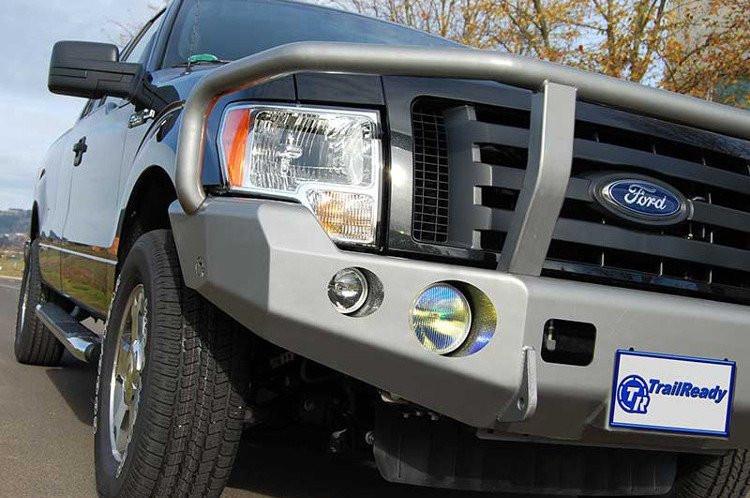 TrailReady 12202G Ford F150 2009-2014 Extreme Duty Front Bumper Winch Ready with Full Guard - BumperOnly