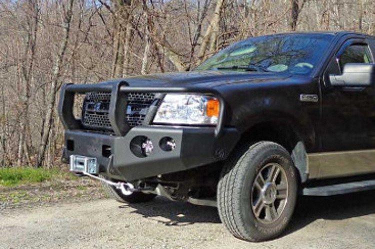 TrailReady 12202G Ford F150 2009-2014 Extreme Duty Front Bumper Winch Ready with Full Guard - BumperOnly