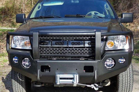 TrailReady 12202G Ford F150 2009-2014 Extreme Duty Front Bumper Winch Ready with Full Guard - BumperOnly