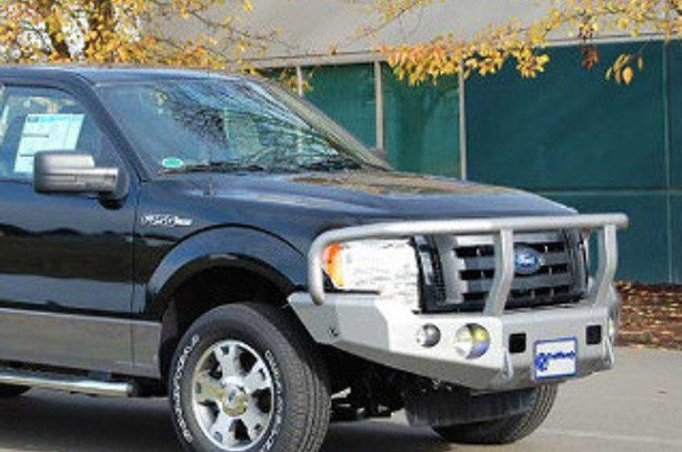 TrailReady 12202G Ford F150 2009-2014 Extreme Duty Front Bumper Winch Ready with Full Guard - BumperOnly