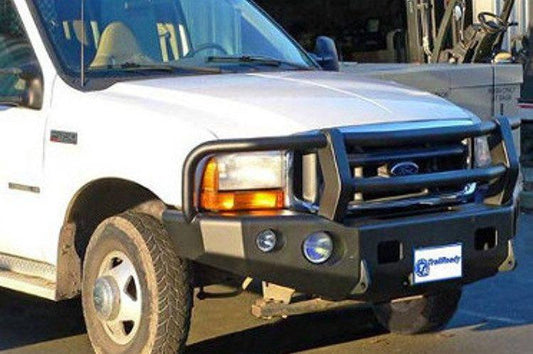 TrailReady 12300G Ford F450/F550 Superduty 1998-2000 Extreme Duty Front Bumper Winch Ready with Full Guard - BumperOnly