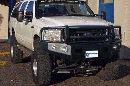 TrailReady 12302G Ford F450/F550 Superduty 2004 Extreme Duty Front Bumper Winch Ready with Full Guard - BumperOnly