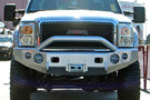 TrailReady 12304P Ford F250/F350 Superduty 2008-2010 Extreme Duty Front Bumper Winch Ready with Pre-Runner Guard - BumperOnly