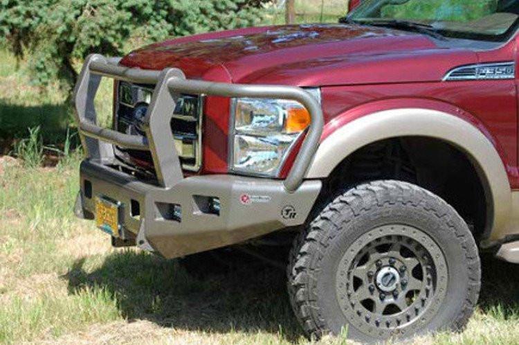 TrailReady 12315G Ford F250/F350 Superduty 2011-2016 Extreme Duty Front Bumper Winch Ready with Full Guard - BumperOnly