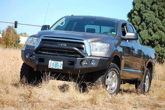 TrailReady 13410P Toyota Tundra 2007-2013 Extreme Duty Front Bumper Winch Ready with Pre-Runner Guard - BumperOnly